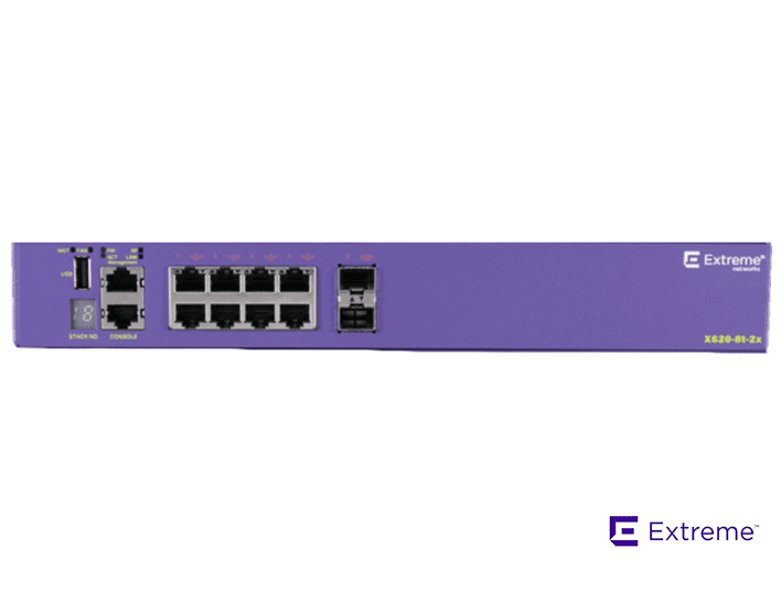 X620 8-port Switch with 2-port SFP