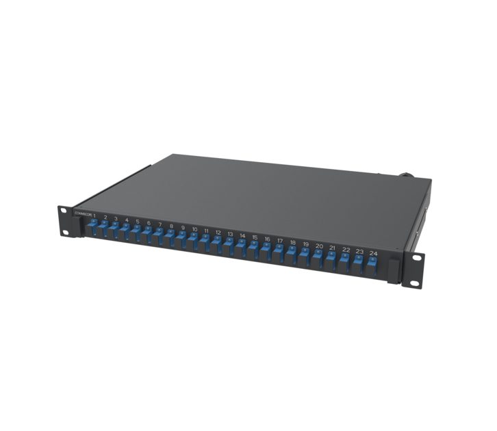 24 Port Fiber Patch Panel SM SC Simplex1u