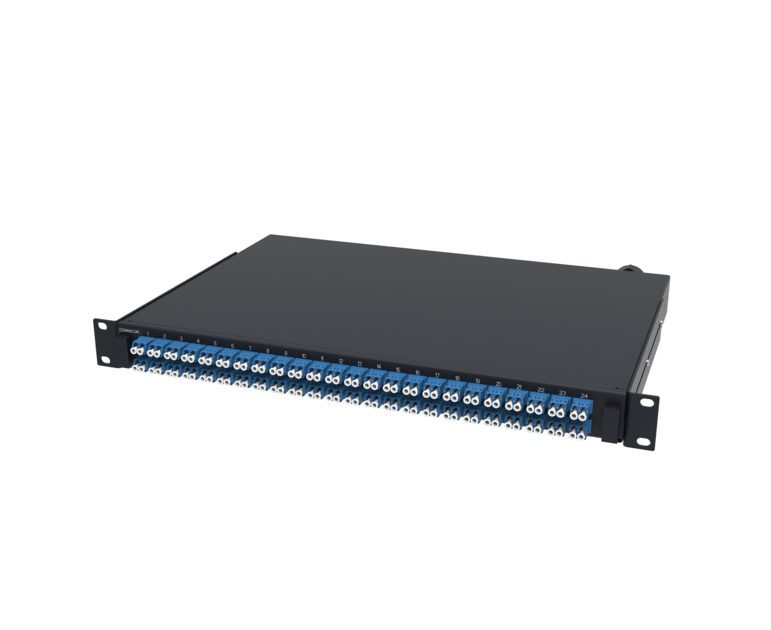 48 Port Fiber Patch Panel SM LC Dublex 1u